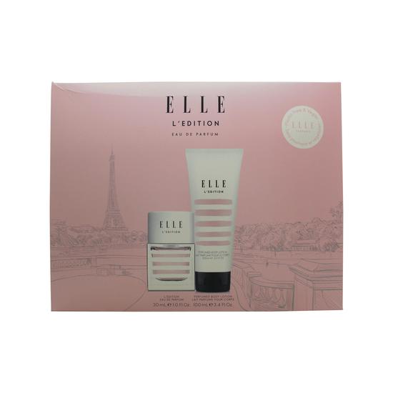 Elle L'Edition Gift Set 30ml Eau De Parfum + 100ml Body Lotion