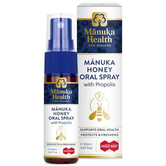 Manuka Health Propolis & MGO 400 Manuka Honey Oral Spray 20ml