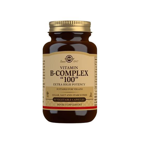 Solgar Vitamin B-Complex "100" Extra High Potency Vegetable Capsules