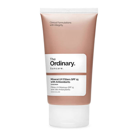 The Ordinary Mineral UV Filters SPF 15 With Antioxidants 50ml