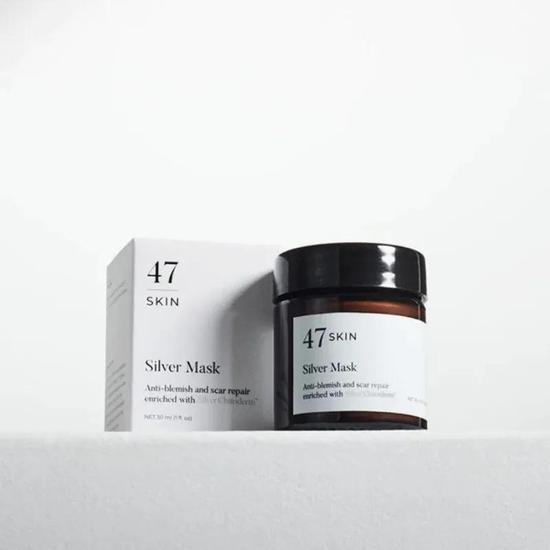 47 Skin Anti Blemish Scar Repair Intensive Treatment Silver Mask 30ml