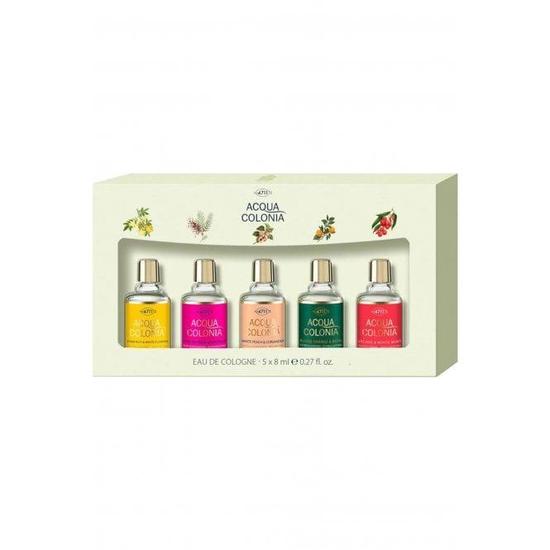 4711 Acqua Colonia Mini Eau De Cologne Set Lychee, Starfruit, Peach, Orange, Pepper 5 Piece