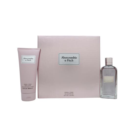 Abercrombie & Fitch First Instinct For Her Gift Set 100ml Eau De Parfum + 200ml Body Lotion