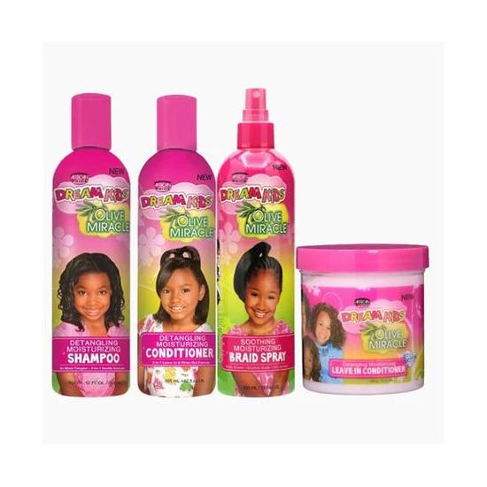 African Pride Dream Kids Detangling Wash Day Bundle