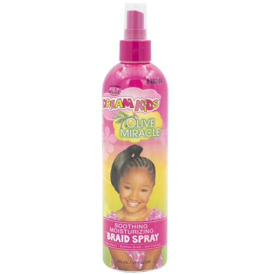 African Pride Dream Kids Olive Miracle Soothing Moisturising Braid Spray 355ml