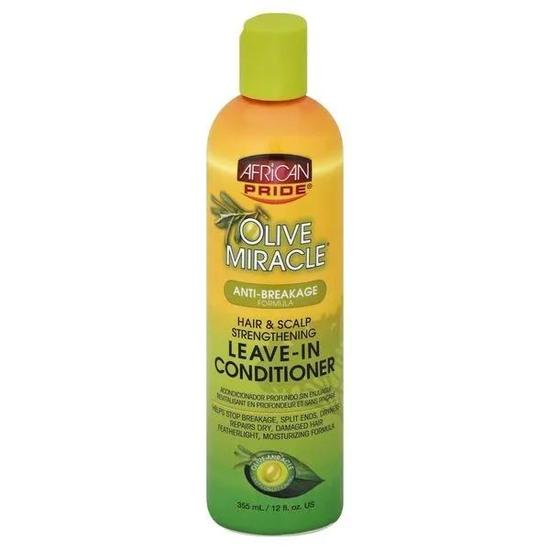 African Pride Olive Miracle Anti-breakage Hair & Scalp Strengthening Leave-in Conditioner 355ml