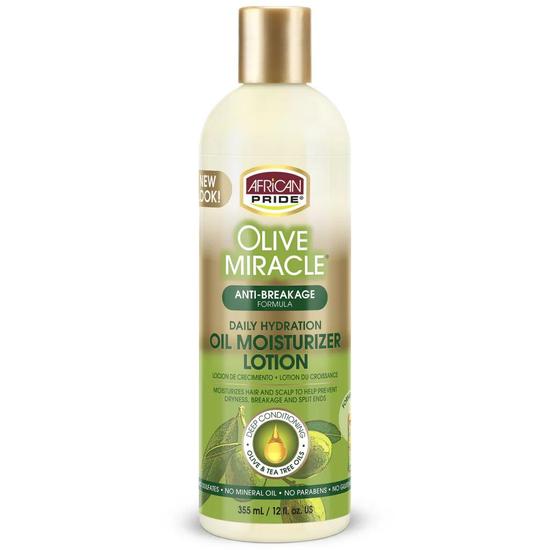 African Pride Olive Miracle Maximum Strengthening Moisturiser Lotion 355ml