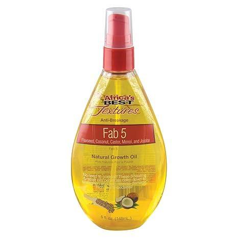 Africa's Best Textures Textures Fab 5 Natural Growth Oil 148ml