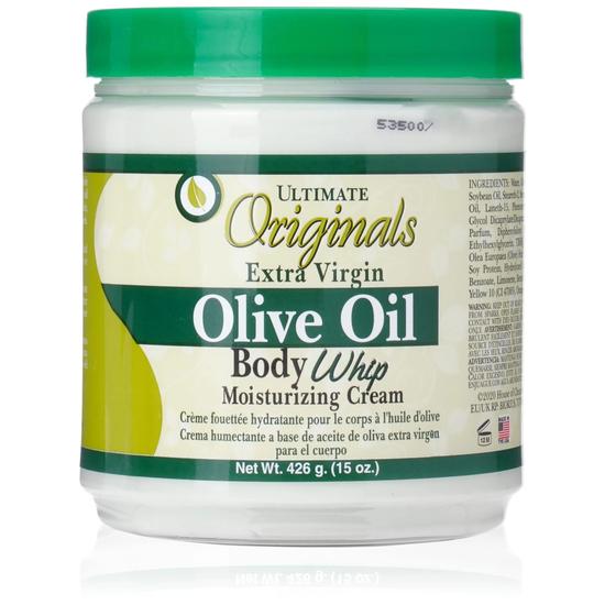 Africa's Best Ultimate Organics Olive Oil Body Whip Moisturising Cream 426 g