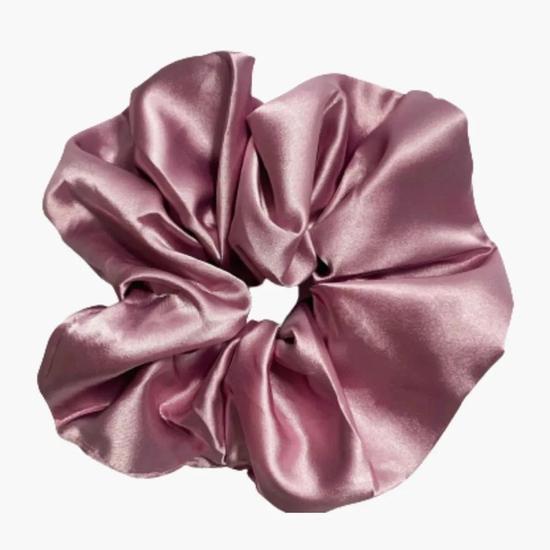 Afroani Mauve Oversized Satin Scrunchie