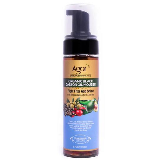 Agor Organic Black Castor Oil Mousse 200ml