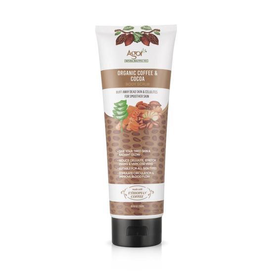 Agor Organic Coffee & Cocoa Body Scrub 300ml