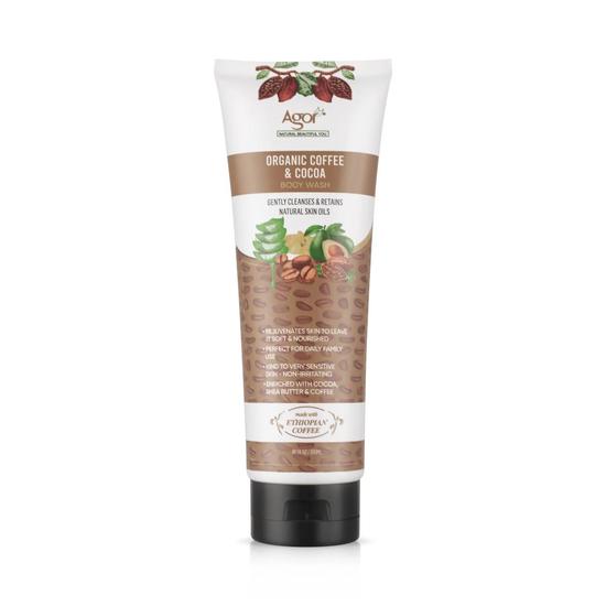 Agor Organic Coffee & Cocoa Body Wash 300ml