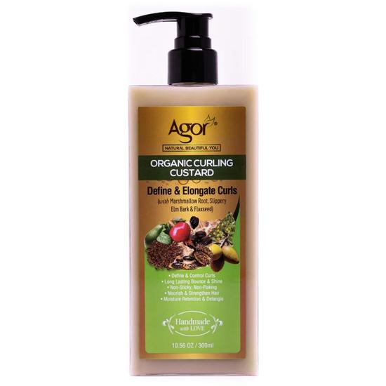 Agor Organic Curling Custard Define & Elongate Curls 300ml