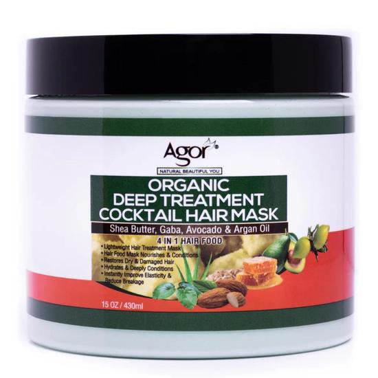 Agor Organic Deep Treatment Cocktail 4 In 1 Hair Mask 430ml