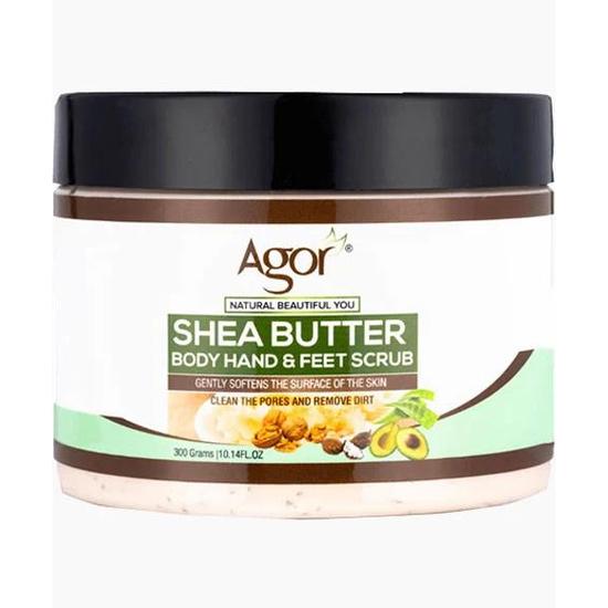 Agor Shea Butter Body Hand & Feet Scrub 300 g