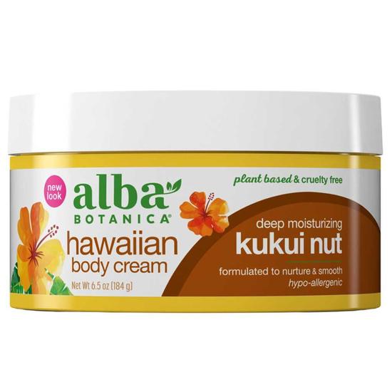 Alba Botanica Deep Moisturising Kukui Nut Body Cream 184g