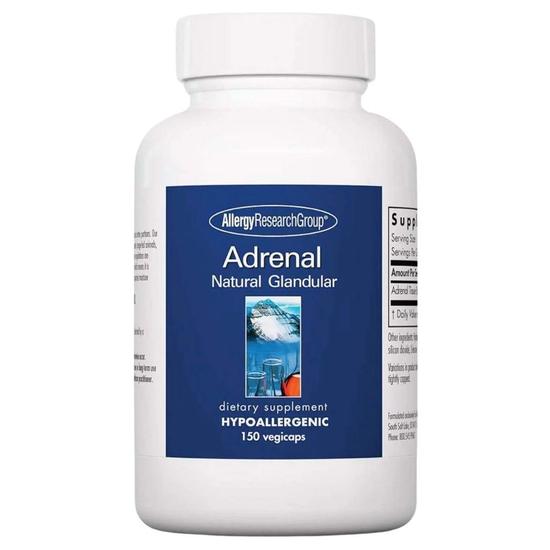 Allergy Research Group Adrenal Natural Glandular 100mg Capsules 150 Capsules