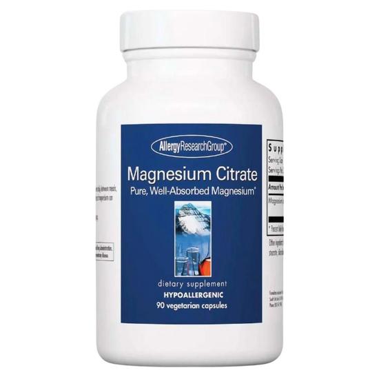 Allergy Research Group Magnesium Citrate Capsules 90 Capsules