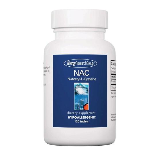 Allergy Research Group NAC N-Acetyl-L-Cysteine 500mg Tablets 120 Tablets