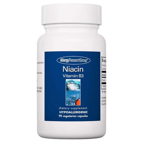 Allergy Research Group Niacin 250mg Capsules 90 Capsules