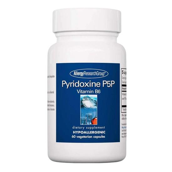 Allergy Research Group Pyridoxine P5p Vitamin B6 Capsules 60 Capsules