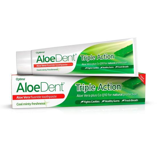 Aloe Dent Triple Action Fluoride Toothpaste 100ml