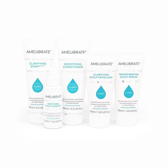 AMELIORATE Scalp Care Regime 5 Piece Kit Blue Box Imperfect Box