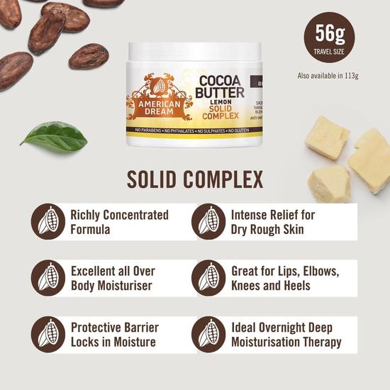 American Dream Cocoa Butter Lemon Solid Complex 56 g