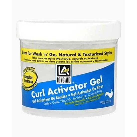 Ampro Long Aid Curl Activator Gel With Aloe Vera Regular Formula 284 g