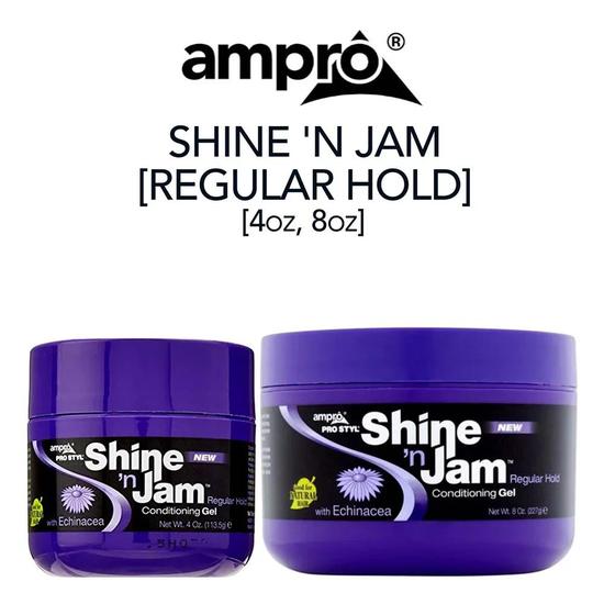 Ampro Shine N Jam Conditioning Gel Regular Hold With Echinacea 113.5 g