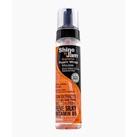 Ampro Shine N Jam Supreme Foam Wrap Mousse With Provitamin B5 236.5ml