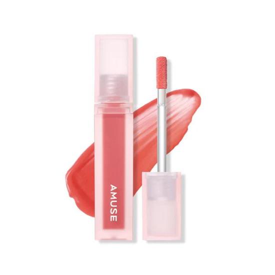 Amuse Dew Velvet Lipstick 01 Boksoonga Blossom Soft Peach