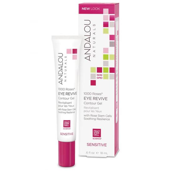 Andalou Naturals 1000 Roses Eye Revive Sensitive Contour Gel 18ml