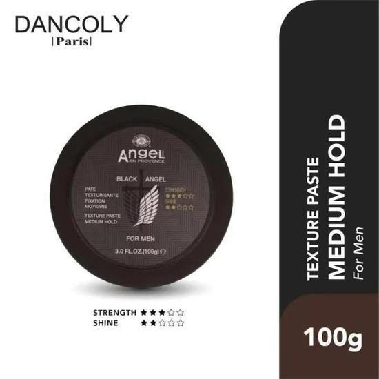 Angel En Provence Black Angel For Men Medium Hold Texture Paste 100 g