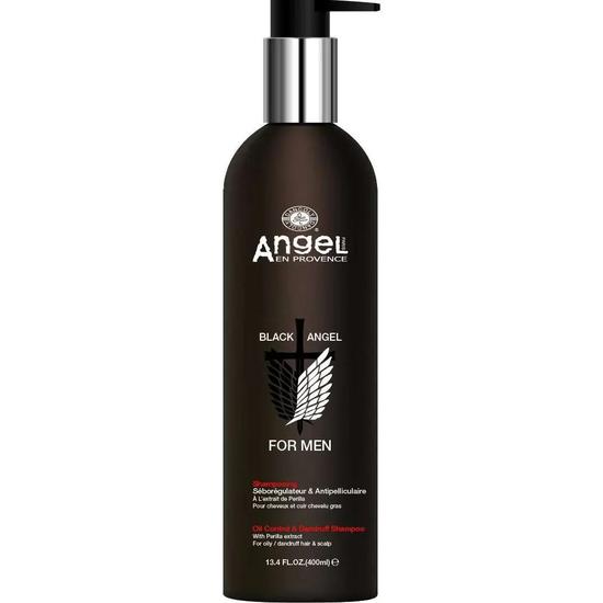 Angel En Provence Black Angel For Men Oil Control & Dandruff Shampoo 400ml