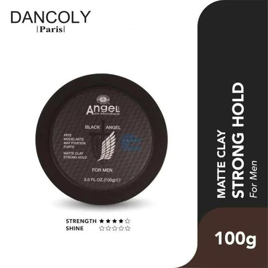 Angel En Provence Black Angel For Men Strong Hold Matte Clay 100 g