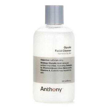 Anthony Logistics For Men Glycolic Facial Cleanser For Normal/Oily Skin