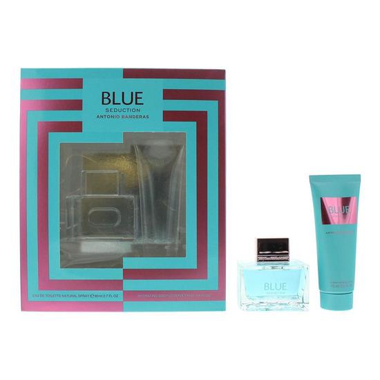 Antonio Banderas Blue Seduction Eau De Toilette Gift Set