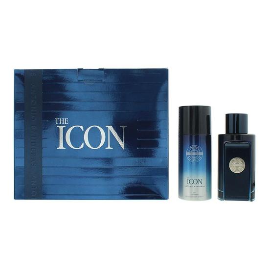 Antonio Banderas The Icon Eau De Toilette + Deodorant Spray Gift Set 100ml