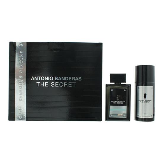 Antonio Banderas The Secret Eau De Toilette + Deodorant Spray Gift Set 100ml