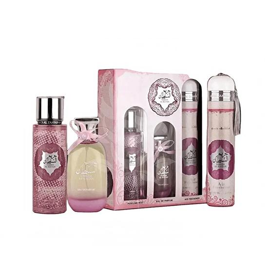 Ard Al Zaafaran Hareem Al Sultan Set: Eau De Parfum 100ml + Perfume Mist 250ml + Air Freshener 300ml