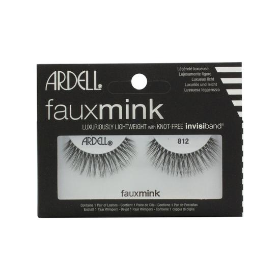 Ardell Luxuriously Lightweight Faux Mink False Eyelashes 812 Black