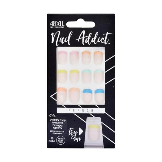 Ardell Nail Addict French False Nails 24pcs