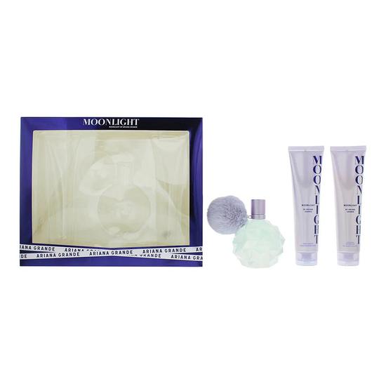 ARIANA GRANDE Moonlight Gift Set Eau De Parfum 100ml + B/Souffle 100ml + B/Gel 100ml 3 Piece