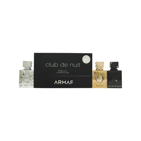 Armaf Club De Nuit A Collectors Pride For Men Gift Set 30ml Club De Nuit Intense Eau De Parfum + 30ml Club De Nuit Milestone Eau De Parfum + 30ml Club De Nuit Sillage Eau De Parfum