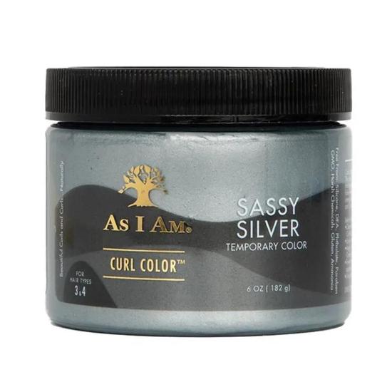 As I Am Curl Colour Sassy Silver 6oz