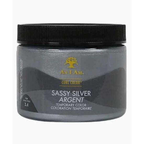 As I Am Curl Colour Sassy Silver Argent Temporary Colour 182 g