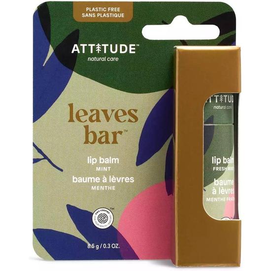 Attitude Plastic-Free Lip Balm Fresh Mint Enriched With Olive Oil 8.5 g