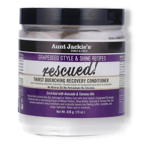 Aunt Jackie's Grapeseed Rescued Thirst Quenching Recovery Conditioner 15oz